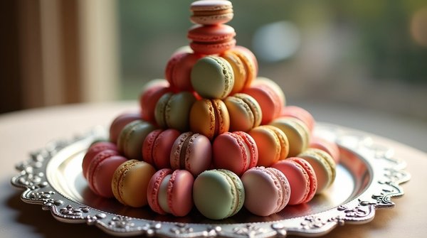 Pyramide de macarons pour réception : quantités par personne et astuces